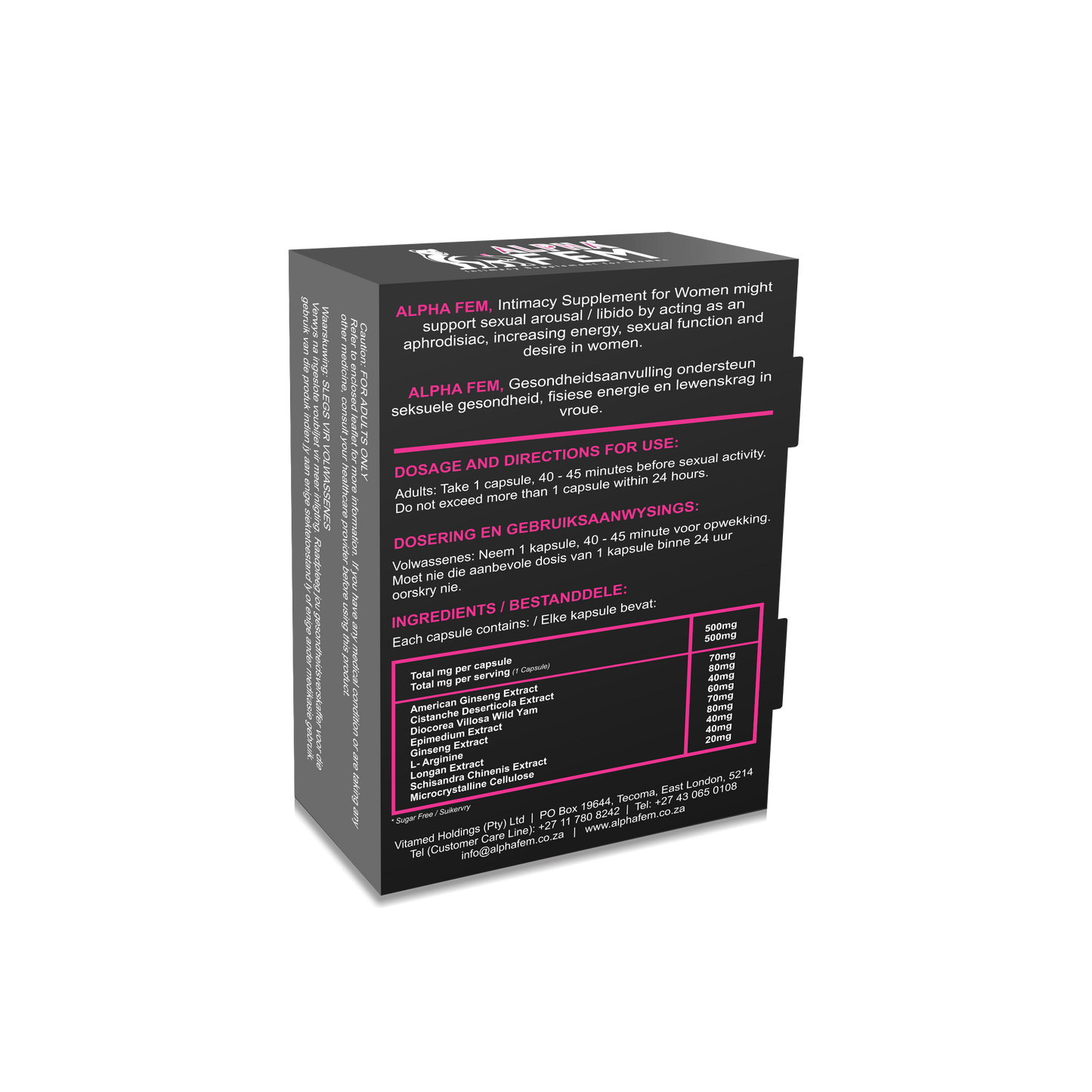 Alpha Fem Intimacy Supplement for Women 4's