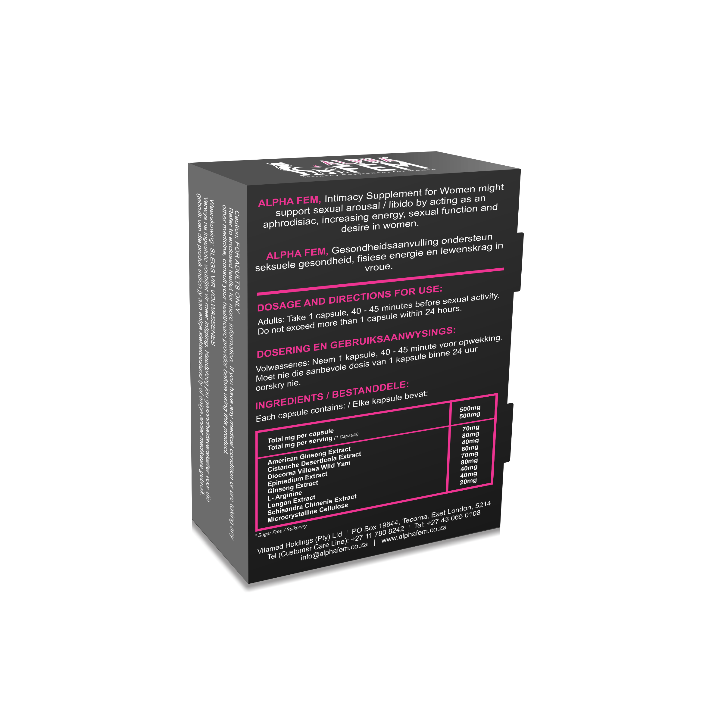 Alpha Fem Intimacy Supplement for Women 4's