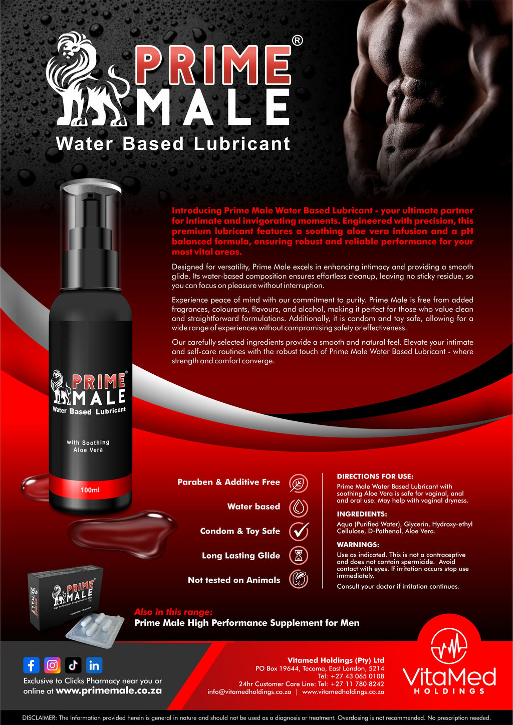 Prime Male Lubricant