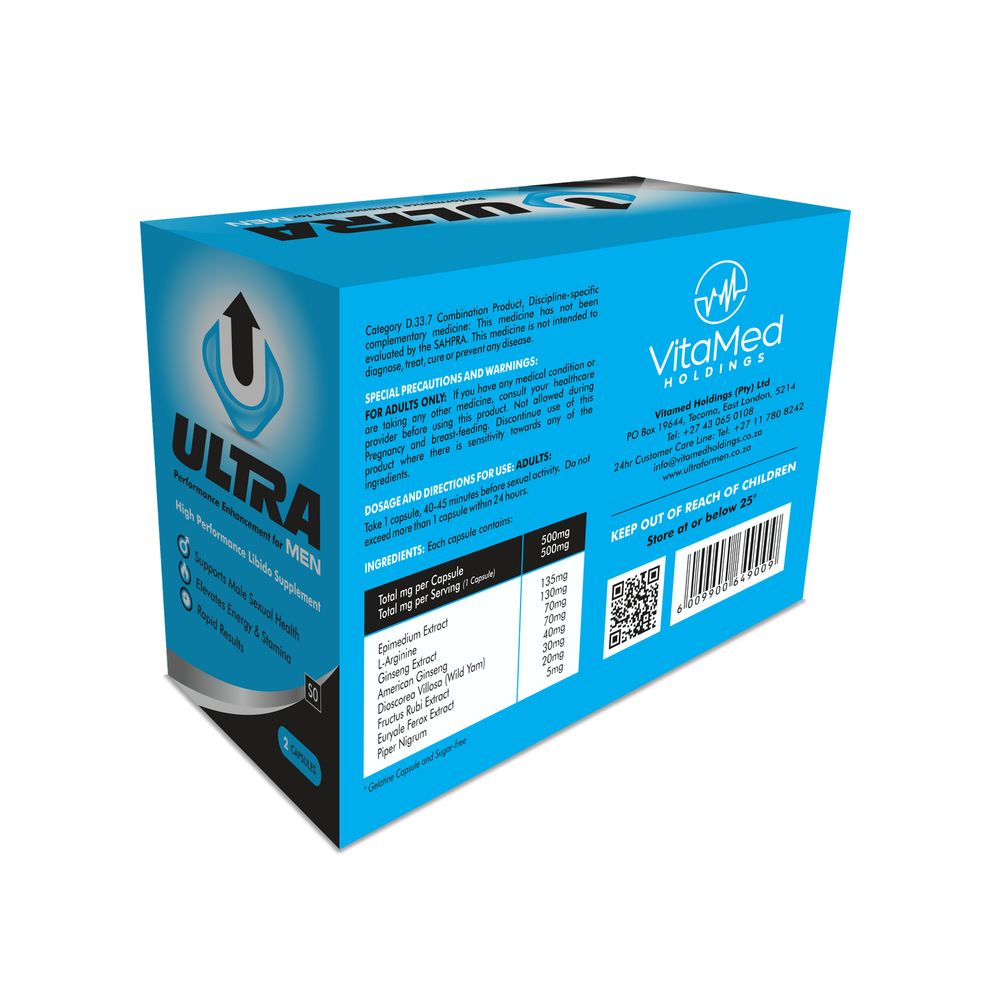 Ultra For Men 20 Sachets